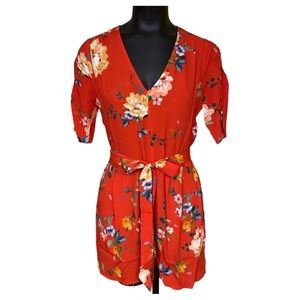 YUMI KIM silk floral romper